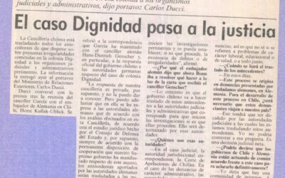 El caso Dignidad pasa a la justicia