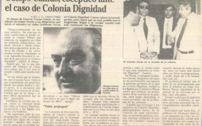 Obispo Camus, escéptico ante el caso de Colonia Dignidad