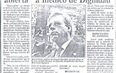 Canciller dejó con la “boca abierta” a médico de Dignidad