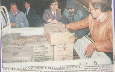 Incautación de documentos de Colonia Dignidad