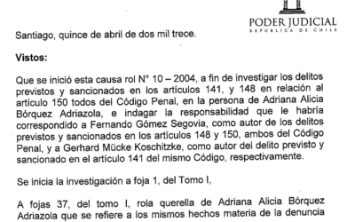 Sentencia primera instancia Adriana Borquez