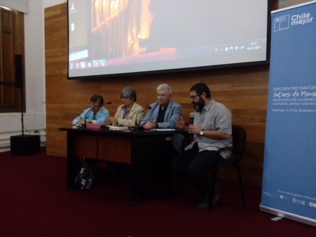 Asociación por la Memoria y los Derechos Humanos Colonia Dignidad  presente en el Encuentro Nacional de Sitios de Memoria