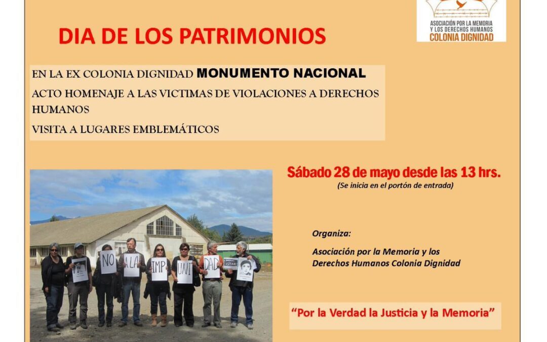 Día del patrimonio 2022: Homenaje y visita por la ex Colonia Dignidad