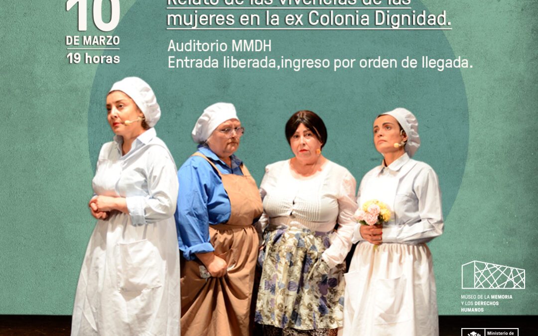 Obra sobre la experiencia de las mujeres en colonia dignidad en el Museo de la Memoria y los Derechos Humanos